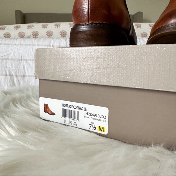🤎 FRANCO SARTO 🤎 Horrace Bootie 7.5M Cognac - Picture 4 of 11